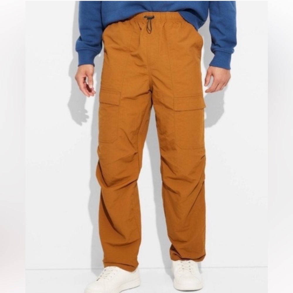 Men's Regular Fit Ankle Length Cargo Pants - Original Use™ Brown